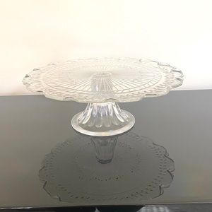 Clear Cake Top Serving Pan Platter